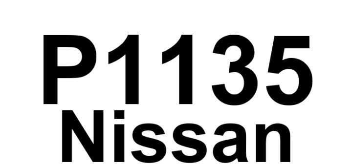 DTC P1135 Nissan - Definição em inglês: Intake Valve Timing Control System Malfunction (Bank 2) Definição em Português: Sistema de Controle de Sincronização da Válvula de Admissão - Funcionamento Incorreto (Banco 2)