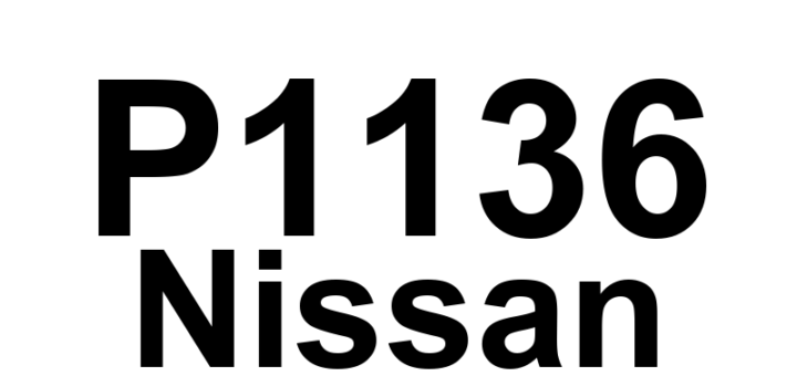 DTC P1136 Nissan - Definição em inglês: Intake Valve Timing Control Circuit Malfunction (Bank 2) Definição em Português: Circuito de Controle de Sincronização da Válvula de Admissão - Mau Funcionamento (Banco 2)
