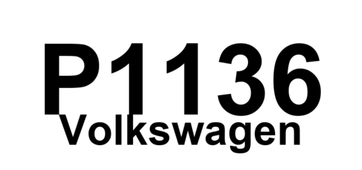 DTC P1136 Volkswagen - Definição em inglês: Long Term Fuel Trim Add. Fuel, Bank 1 System Too Lean Definição em Português: Correção de Combustível a Longo Prazo - Mistura Pobre, Banco 1.