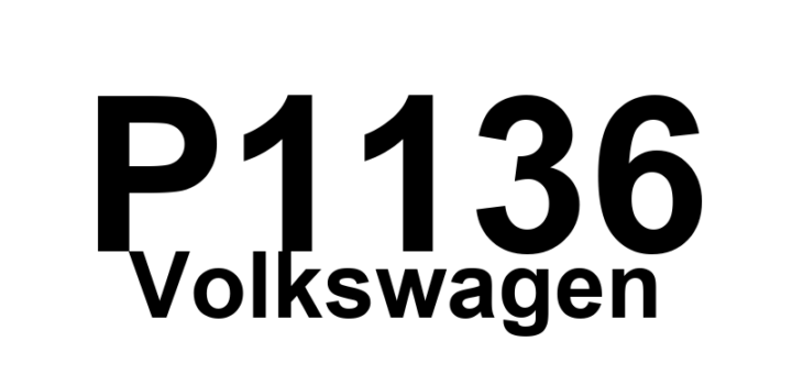 DTC P1136 Volkswagen - Definição em inglês: Long Term Fuel Trim Add. Fuel, Bank 1 System Too Lean Definição em Português: Correção de Combustível a Longo Prazo - Mistura Pobre, Banco 1.