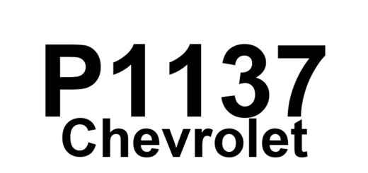 DTC P1137 Chevrolet - Definição em inglês: HO2S-12 Low Voltage During Power Enrichment Definição em Português: HO2S-12 - Baixa Voltagem Durante Enriquecimento de Potência (Sensor de Oxigênio Aquecido - Banco 1, Sensor 2)