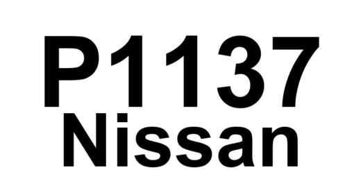 DTC P1137 Nissan - Definição em inglês: Swirl Control Valve Control Position Sensor Circuit Malfunction Definição em Português: Sensor de Posição da Válvula de Controle de Turbulência - Mau Funcionamento do Circuito