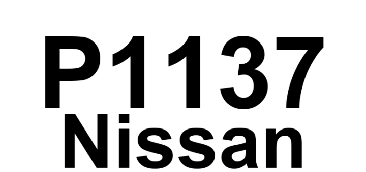 DTC P1137 Nissan - Definição em inglês: Swirl Control Valve Control Position Sensor Circuit Malfunction Definição em Português: Sensor de Posição da Válvula de Controle de Turbulência - Mau Funcionamento do Circuito