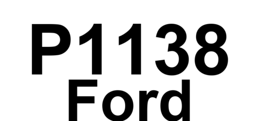 DTC P1138 Ford - Definição em inglês: Lack Of HO2S12 Switches - Sensor Indicates Rich Definição em Português: Falta de comutação do HO2S12 - Sensor indica mistura rica (Banco 1, Sensor 2)