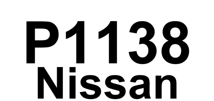 DTC P1138 Nissan - Definição em inglês: Swirl Control Valve Control Performance Definição em Português: Válvula de Controle de Turbulência - Desempenho Insatisfatório