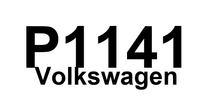 DTC P1141 Volkswagen - Definição em inglês: Load Calculation Cross Check Range/Performance Definição em Português: Verificação Cruzada do Cálculo de Carga - Alcance/Desempenho