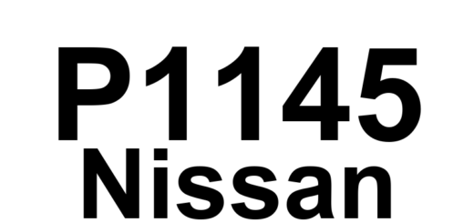 DTC P1145 Nissan - Definição em inglês: Intake Valve Timing Control Position Sensor Circuit (Bank 2) Definição em Português: Circuito do Sensor de Posição de Controle de Tempo da Válvula de Admissão (Banco 2).