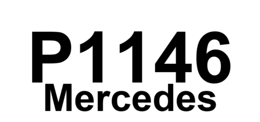 DTC P1146 Mercedes - Definição em inglês: left HF type AFM sensor (B2/6) Definição em Português: Sensor AFM tipo HF esquerdo (B2/6)