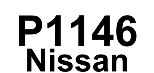 DTC P1146 Nissan - Definição em inglês: HO2S-12 (Bank 1 Sensor 2) Lean Shift Monitoring (Bank 1) Definição em Português: Monitoramento de Variação de Mistura Pobre - Sensor de Oxigênio Aquecido HO2S-12 (Banco 1, Sensor 2)