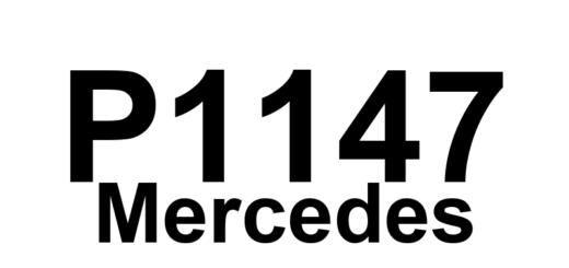 DTC P1147 Mercedes - Definição em inglês: left coolant temperature sensor (B11/9) Definição em Português: Sensor de temperatura do líquido de arrefecimento esquerdo (B11/9).
