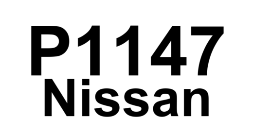DTC P1147 Nissan - Definição em inglês: HO2S-12 (Bank 1 Sensor 2) Rich Shift Monitoring (Bank 1) Definição em Português: Monitoramento de Deslocamento Rico do HO2S-12 (Banco 1 Sensor 2) (Banco 1)
