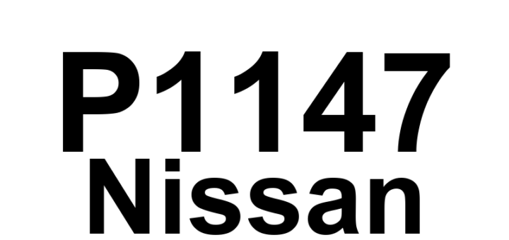 DTC P1147 Nissan - Definição em inglês: HO2S-12 (Bank 1 Sensor 2) Rich Shift Monitoring (Bank 1) Definição em Português: Monitoramento de Deslocamento Rico do HO2S-12 (Banco 1 Sensor 2) (Banco 1)