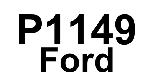DTC P1149 Ford - Definição em inglês: Generator 2 Control Circuit High Input Definição em Português: Circuito de Controle do Gerador 2 - Entrada Alta