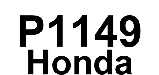 DTC P1149 Honda - Definição em inglês: HO2S-11 (Bank 1 Sensor 1) Performance Definição em Português: Desempenho da Sonda Lambda HO2S-11 (Banco 1 Sensor 1)