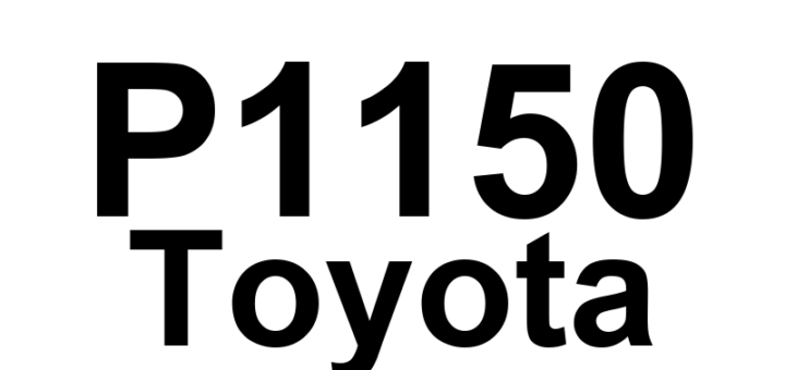 DTC P1150 Toyota - Definição em inglês: A/F Sensor-21 (Bank 2 Sensor 1) Circuit Malfunction Definição em Português: Sensor A/F-21 - Mau funcionamento do circuito (Banco 2 Sensor 1)