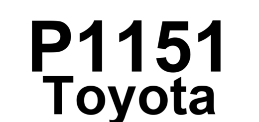 DTC P1151 Toyota - Definição em inglês: Coolant Heat Storage Tank Definição em Português: Tanque de Armazenamento de Calor do Líquido de Arrefecimento.