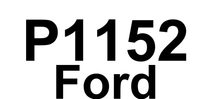 DTC P1152 Ford - Definição em inglês: Lack of HO2S-21 Switching, HO2S Signal High Input Definição em Português: (Falta de Comutação do HO2S-21 - Sinal de Entrada do HO2S Alto)