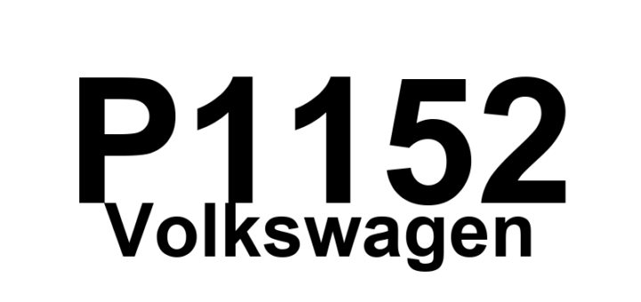 DTC P1152 Volkswagen - Definição em inglês: Long Term Fuel Trim (Bank1, Range 2) Leanness Lower Limit Exceeded Definição em Português: Correção de Combustível em Longo Prazo (Banco 1, Intervalo 2) - Limite Inferior de Pobreza Excedido