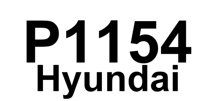 DTC P1154 Hyundai - Definição em inglês: HO2S-21 (Bank 2 Sensor 1) Transition Time Switch Definição em Português: Tempo de Transição do Interruptor da Sonda Lambda - HO2S-21 (Banco 2 Sensor 1)