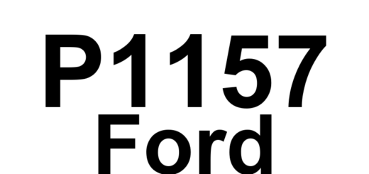 DTC P1157 Ford - Definição em inglês: Lack Of HO2S22 Switches - Sensor Indicates Lean Definição em Português: Falta de Troca do Sensor HO2S22 - Sensor Indica Mistura Pobre.
