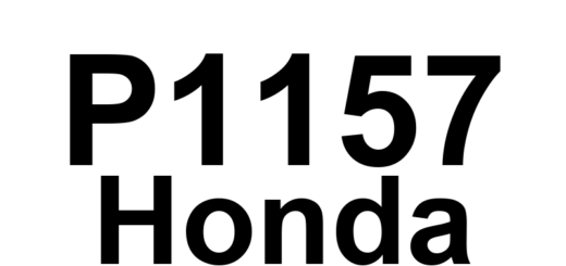 DTC P1157 Honda - Definição em inglês: Air Fuel Ratio (A/F) Sensor (Sensor 1) AFS Line High Voltage Definição em Português: Sensor de Razão Ar-Ar (A/F) - Alta Voltagem na Linha do Sensor 1