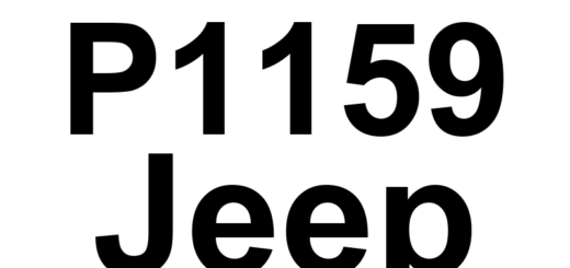 DTC P1159 Jeep - Definição em inglês: Improper Start Attempt Definição em Português: Tentativa de Partida Impropria