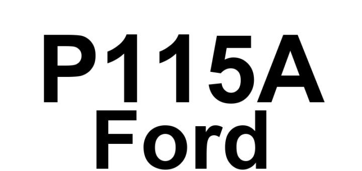 DTC P115A Ford - Definição em inglês: Throttle Actuator Control (TAC) Throttle Body Air Flow Trim at Max Limit Definição em Português: Controle do Atuador do Acelerador (TAC) - Ajuste do Fluxo de Ar do Corpo de Borboleta no Limite Máximo