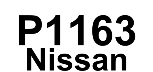 DTC P1163 Nissan - Definição em inglês: HO2S-21 (Bank 2 Sensor 1) Lean Shift Monitoring (Bank 2) Definição em Português: Sonda Lambda HO2S-21 - Monitoramento de Mistura Pobre (Banco 2, Sensor 1)