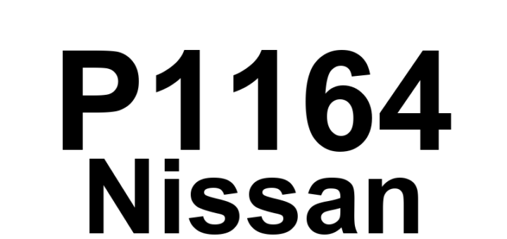 DTC P1164 Nissan - Definição em inglês: HO2S-21 (Bank 2 Sensor 1) Rich Shift Monitoring (Bank 2) Definição em Português: Sensor de Oxigênio 2 Sensor 1 (Banco 2) - Deslocamento para mistura rica (Banco 2)