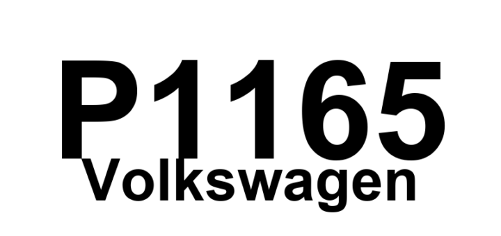 DTC P1165 Volkswagen - Definição em inglês: Bank 1, Long Term Fuel Trim, Range 1 Rich Limit Exceeded Definição em Português: Banco 1 - Ajuste de Combustível em Longo Prazo, Faixa 1, Limite de Rico Excedido