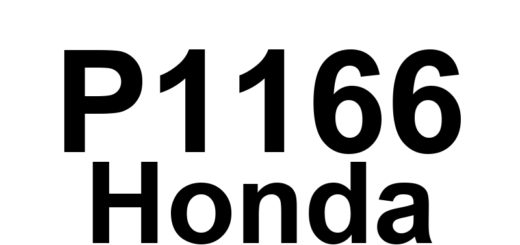 DTC P1166 Honda - Definição em inglês: Lean A/F-11 (Bank 1 Sensor 1) Heater Circuit Malfunction Definição em Português: Circuito do aquecedor da mistura pobre A/F-11 - Mau funcionamento (Banco 1 Sensor 1)