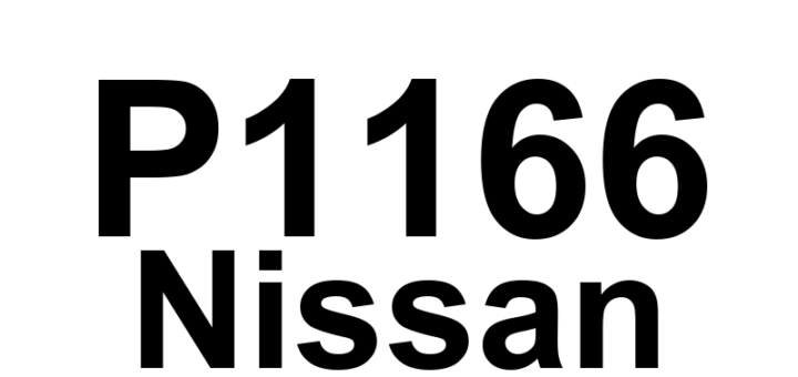 DTC P1166 Nissan - Definição em inglês: HO2S-22 (Bank 2 Sensor 2) Lean Shift Monitoring (Bank 2) Definição em Português: HO2S-22 (Sensor de Oxigênio Aquecido 2 do Banco 2) - Monitoramento de Mudança para Mistura Pobre (Banco 2)