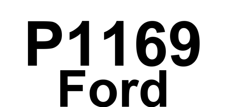 DTC P1169 Ford - Definição em inglês: Fuel Rail Pressure Sensor In Range But High Definição em Português: Sensor de Pressão do Rail de Combustível - Dentro do Intervalo, Mas Alto