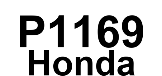 DTC P1169 Honda - Definição em inglês: Lean A/F Sensor (Bank 1 Sensor 1) Label Circuit High Input Definição em Português: Sensor de mistura pobre de ar/combustível - Entrada alta no circuito do rótulo (Banco 1 Sensor 1)