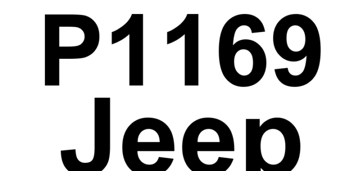 DTC P1169 Jeep - Definição em inglês: ECM A/D Converter Error Definição em Português: ECM - Erro do Conversor A/D