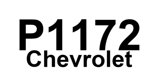 DTC P1172 Chevrolet - Definição em inglês: Secondary Fuel Pump Insufficient/No Fuel Flow Definição em Português: Bomba de Combustível Secundária - Fluxo de Combustível Insuficiente/Inexistente