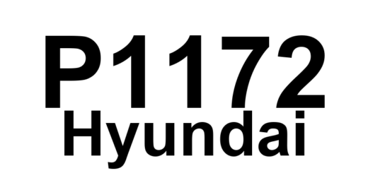 DTC P1172 Hyundai - Definição em inglês: Electronic Throttle System Motor Current Malfunction Definição em Português: Sistema de Aceleração Eletrônica - Mau Funcionamento da Corrente do Motor
