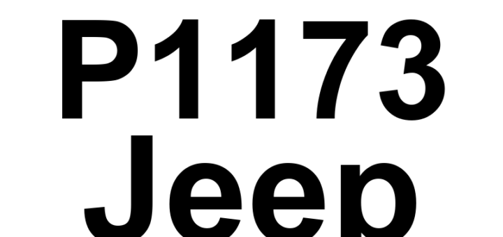 DTC P1173 Jeep - Definição em inglês: Fuel System Rich Signal Incorrect After Event Definição em Português: Sinal do Sistema de Combustível - Rico e Incorreto Após Evento.