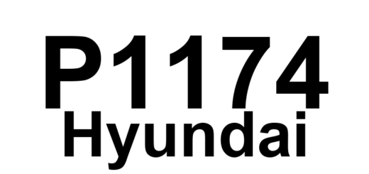 DTC P1174 Hyundai - Definição em inglês: Electronic Throttle System 1 Close Malfunction Definição em Português: Sistema de Aceleração Eletrônica 1 - Mau funcionamento ao fechar