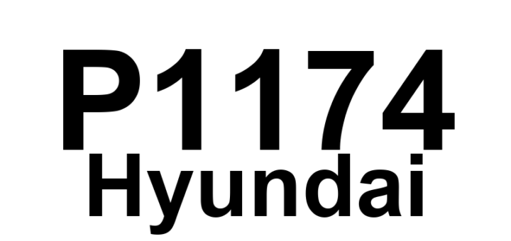 DTC P1174 Hyundai - Definição em inglês: Electronic Throttle System 1 Close Malfunction Definição em Português: Sistema de Aceleração Eletrônica 1 - Mau funcionamento ao fechar