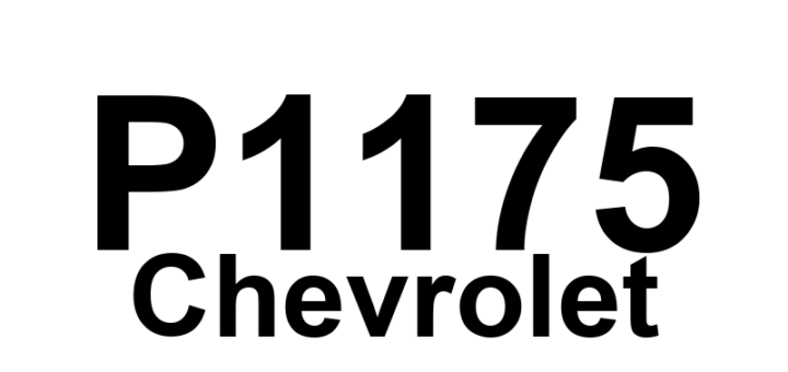 DTC P1175 Chevrolet - Definição em inglês: Fuel Trim Cylinder Balance Bank 2 Definição em Português: Equilíbrio do Ajuste de Combustível (Banco 2)