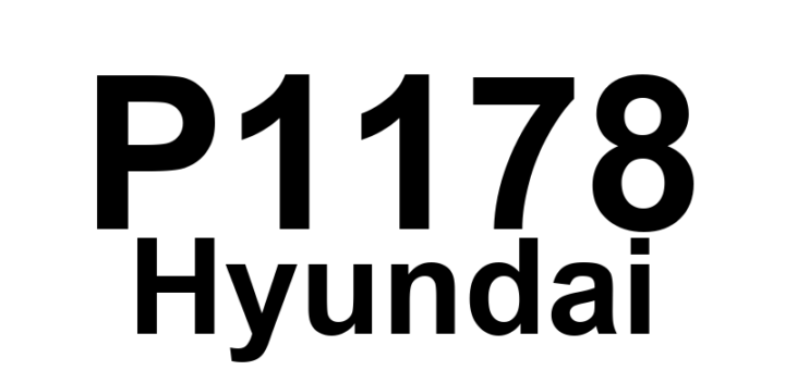 DTC P1178 Hyundai - Definição em inglês: Electronic Throttle System Motor Battery Voltage Open Definição em Português: Sistema do Acelerador Eletrônico - Tensão da Bateria do Motor Aberta