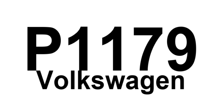 DTC P1179 Volkswagen - Definição em inglês: Linear O2 Sensor/Pump Current Short to Ground Definição em Português: Sensor O2 Linear/ Corrente da Bomba - Curto-circuito para o Terra