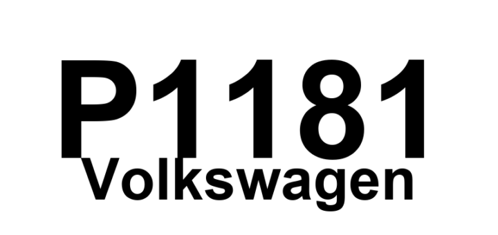 DTC P1181 Volkswagen - Definição em inglês: Linear O2 Sensor / Reference Voltage Open Circuit Definição em Português: Sensor de O2 Linear - Circuito Aberto de Tensão de Referência