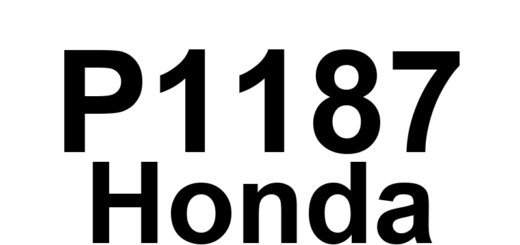 DTC P1187 Honda - Definição em inglês: CNG Fuel Tank Temperature Sensor Circuit Low Input Definição em Português: Sensor de Temperatura do Tanque de GNV - Entrada Baixa no Circuito