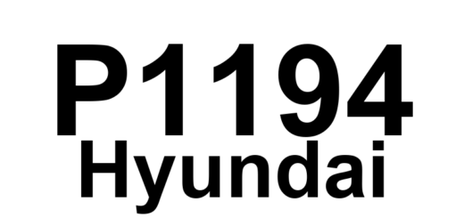 DTC P1194 Hyundai - Definição em inglês: ETS Limp home TPS2 Malfunction Definição em Português: (Mal funcionamento do TPS2 do sistema ETS - Modo de segurança ativado)