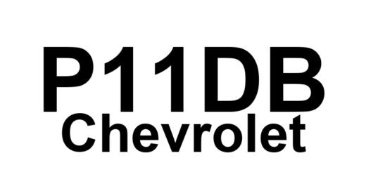 DTC P11DB Chevrolet - Definição em inglês: NOx Sensor 1 Current Performance Definição em Português: Sensor de NOx 1 - Desempenho de Corrente