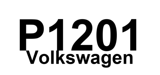 DTC P1201 Volkswagen - Definição em inglês: Cylinder 1 Fuel Injection Circuit Electrical Malfunction Definição em Português: Circuito de Injeção de Combustível do Cilindro 1 - Mau Funcionamento Elétrico