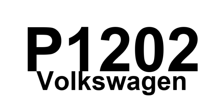 DTC P1202 Volkswagen - Definição em inglês: Cylinder 2 Fuel Injection Circuit Electrical Malfunction Definição em Português: Circuito de Injeção de Combustível do Cilindro 2 - Mau Funcionamento Elétrico
