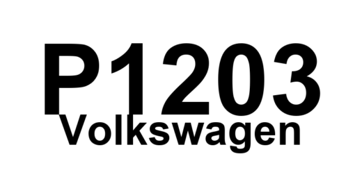 DTC P1203 Volkswagen - Definição em inglês: Cylinder 3 Fuel Injection Circuit Electrical Malfunction Definição em Português: Circuito de injeção de combustível do cilindro 3 - Mau funcionamento elétrico.